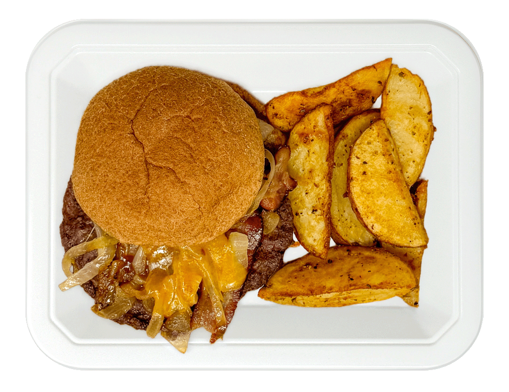 Bistro Burger w/ Roasted Potatoes