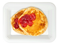 White Chocolate Strawberry Protein Pancakes